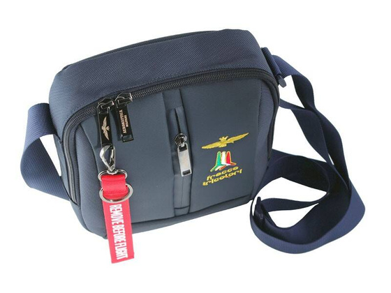 Torba na ramię AERONAUTICA MILITARE Drone Granatowa