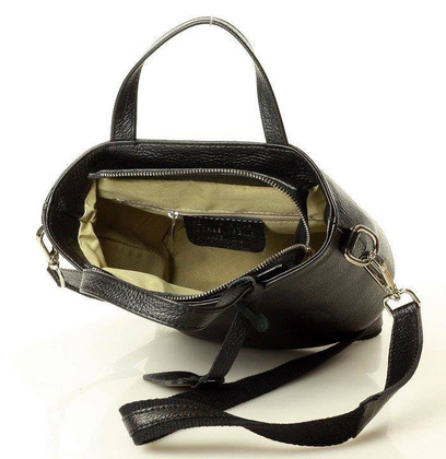MARCO MAZZINI Torba damska messenger active leather bag czarna - min. zamówienie 20 / 50 / 100 szt.