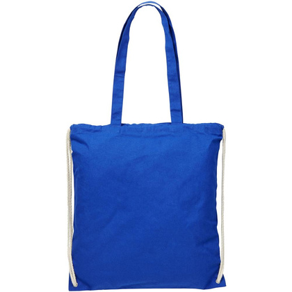 Plecak Eliza wykonany z bawełny o gramaturze 240 g/m² ze sznurkiem ściągającym