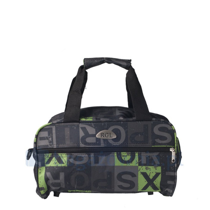 Torba podróżna podręczna PELLUCCI RGL NOG Czarno Zielona