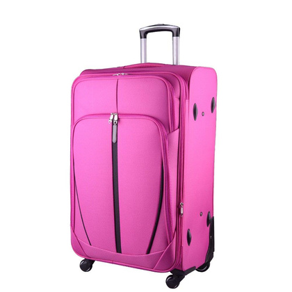 Średnia walizka WINGS 1706 M Różowa