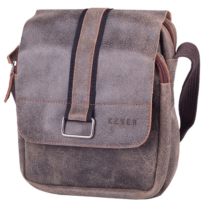 Torba na ramię skórzana KEMER CH 1201S Jasny Brąz - min. zamówienie 20 / 50 / 100 szt.