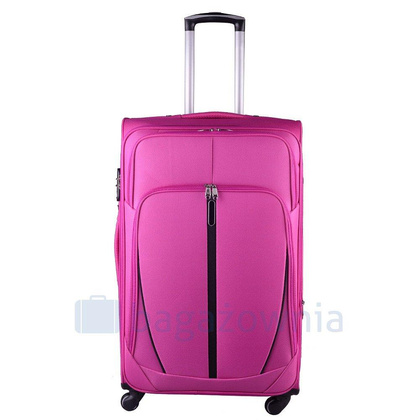 Duża walizka WINGS 1706 L Różowa