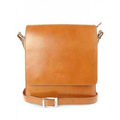 VERA PELLE RAPORTÓWKA LISTONOSZKA UNISEX CAMEL   LVP119C