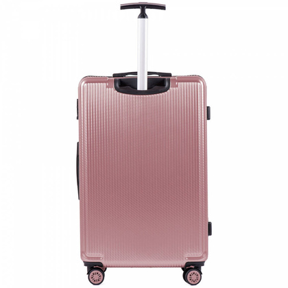 Duża walizka WINGS PC565 L Różowa