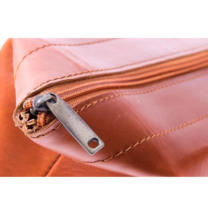 Kosmetyczka skórzana Vintage P16 koniak