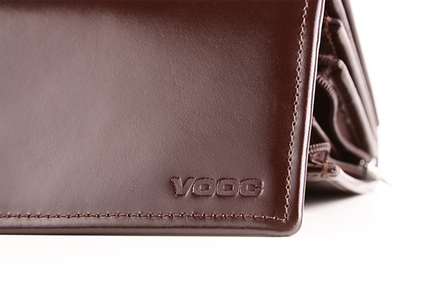 Duży skórzany portfel damski KEMER VOOC PPD5 Czarny