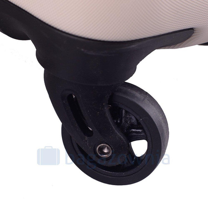 Duża walizka WINGS 518 L Beżowa