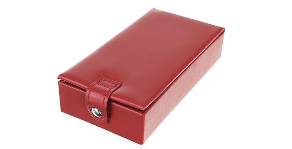 Kuferek na biżuterię - bordowy  KEMER  Beautylushh