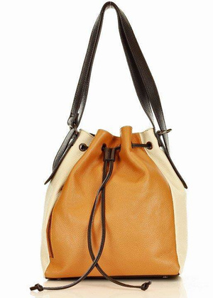 MARCO MAZZINI Miejska torebka skórzana na ramię torba plecak convertible leather bag multi kolor - min. zamówienie 20 / 50 / 100 szt.