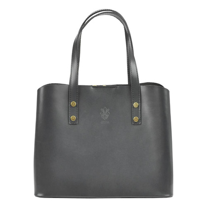 Torebka skórzana PELLUCCI 1910 Granatowa