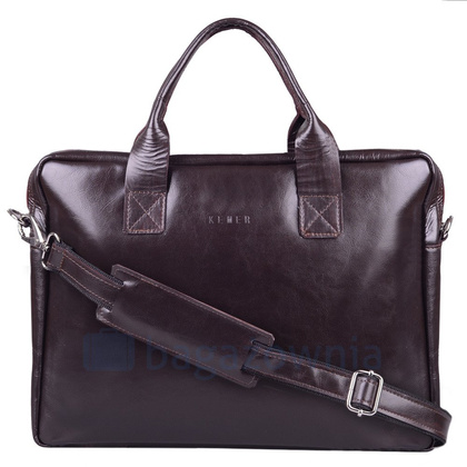 Torba na laptop KEMER TSL17 Brązowa - min. zamówienie 20 / 50 / 100 szt.