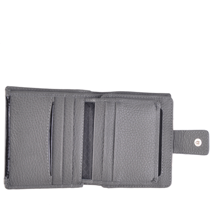 Portfel damski skórzany KEMER D29 Szary - min. zamówienie 20 / 50 / 100 szt.