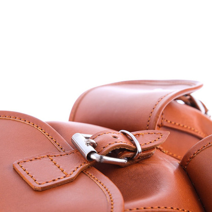 Mały plecak skórzany KEMER VOOC Vintage P2 Czarny