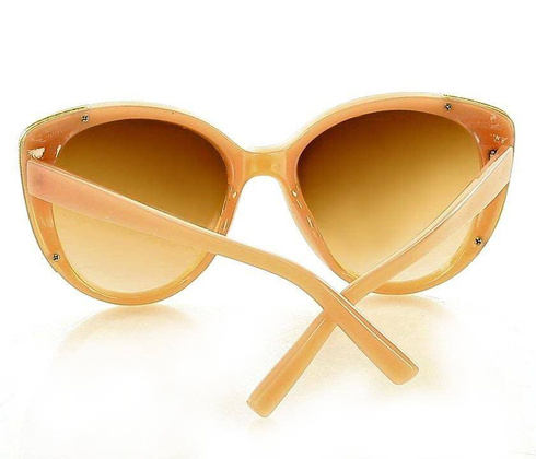 Kultowe okulary przeciwsłoneczne MAZZINI CAT EYE beż - min. zamówienie 20 / 50 / 100 szt.