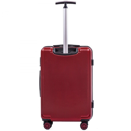 Średnia walizka WINGS PC565 M Bordowa