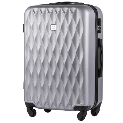 Średnia walizka WINGS TD190 M Srebrny