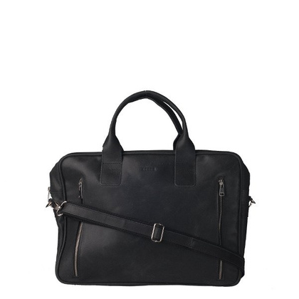 Teczka skórzana na laptop KEMER T2 Czarna min. zamówienie 20 / 50 / 100 szt.