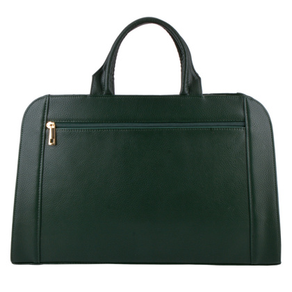 Teczka damska skórzana KEMER 091-20-SN Zielona