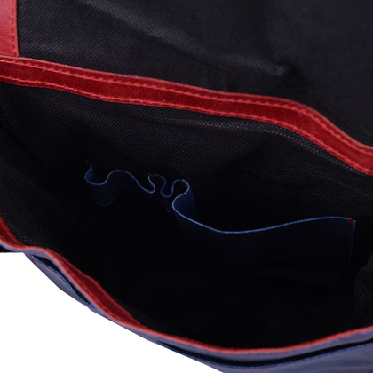 Torba skórzana na ramię KEMER CH 1104 Granat / Czerwony - min. zamówienie 20 / 50 / 100 szt.