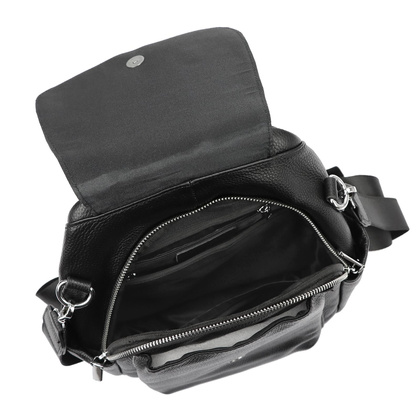 Plecak Męski KEMER P01 C005 Skóra Naturalna Czarny