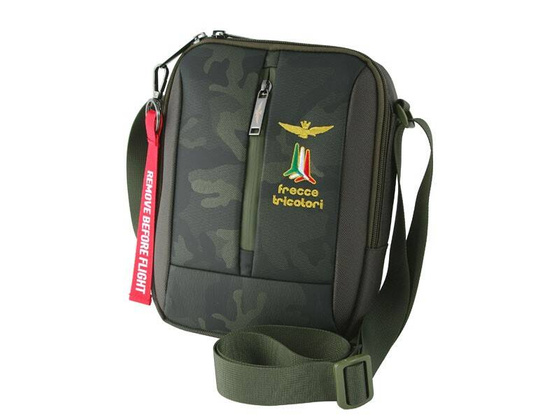 Torba na ramię AERONAUTICA MILITARE Drone Zielona