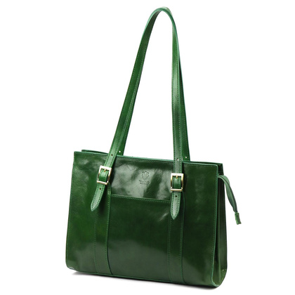 Klasyczna damska torebka, skóra naturalna, 54