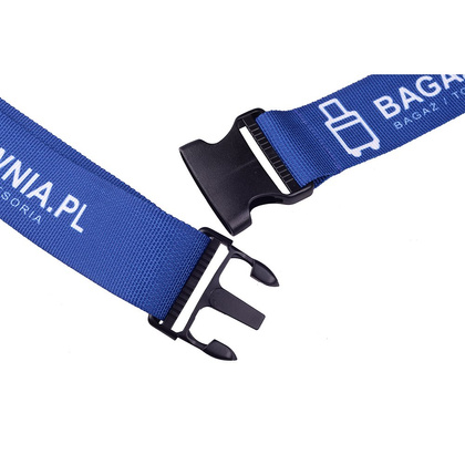 Pas do bagażu KEMER Bagażownia.pl Niebieski