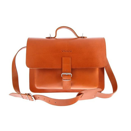 Modna teczka 3w1 skóra KEMER VOOC Vintage P25 koniak