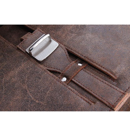 Teczka KEMER VOOC Vintage  URBAN ATS167 ciemny brąz