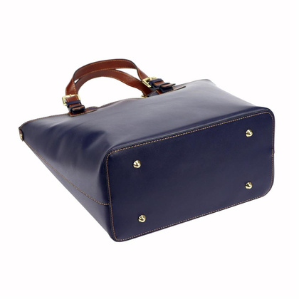 Torebka damska skórzana PELLUCCI 845 Granatowa