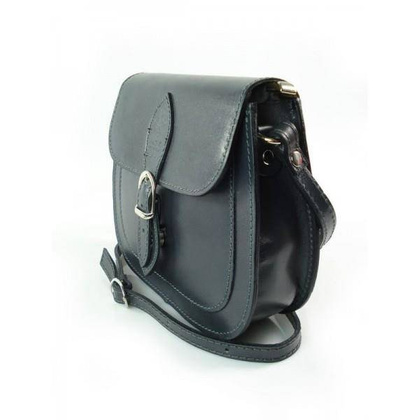 GRAFITOWA LISTONOSZKA VERA PELLE WŁOSKA RAPORTÓWKA CHLEBAK  L155G