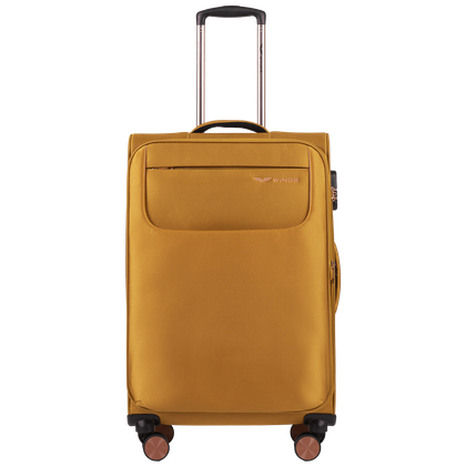 Zestaw 3 walizek+ torba podręczna WINGS TRN01 YELLOW