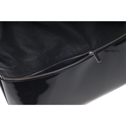 Torebka damska skórzana KEMER R198 Czarna lakierowana - min. zamówienie 20 / 50 / 100 szt.