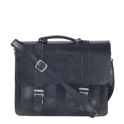 Teczka skórzana KEMER B 902/JUCHT Czarna