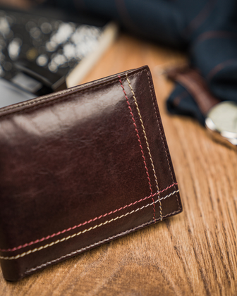 Portfel męski skórzany always wild N015-VTK-D Brązowy