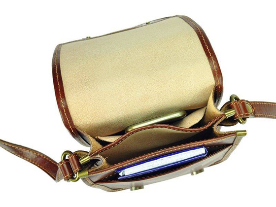 Torebka damska skórzana KEMER 855T Czerwona