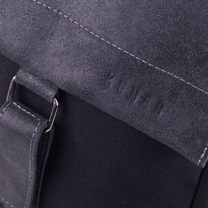 Torba skórzana KEMER TSM15 Czarna - min. zamówienie 20 / 50 / 100 szt.