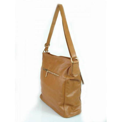 VERA PELLE TOREBKA LISTONOSZKA RAPORTÓWKA CAMEL  VP355C