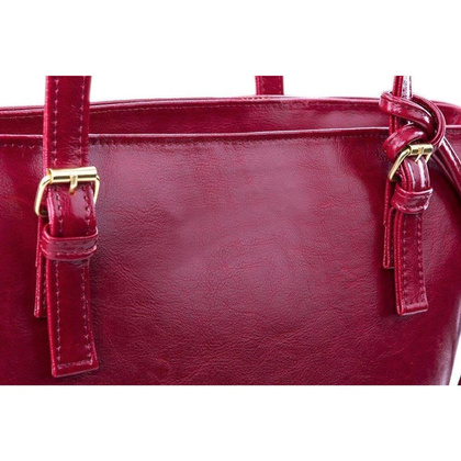 Torebka damska skórzana KEMER SOLIER LUNA Bordowa - min. zamówienie 20 / 50 / 100 szt.