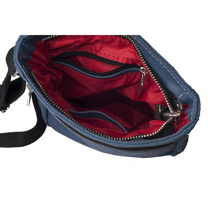 Torebka damska skórzana KEMER S6 Granatowa - min. zamówienie 20 / 50 / 100 szt.