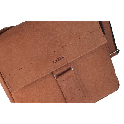 Torebka damska skórzana KEMER 132 Brązowa - min. zamówienie 20 / 50 / 100 szt.