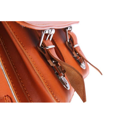 Stylowa torba kuferek KEMER VOOC Vintage P30 brąz