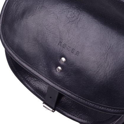 Torebka damska skórzana KEMER 887 Czarna