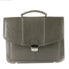 523 Teczka damska 2-komorowa-szary KEMER