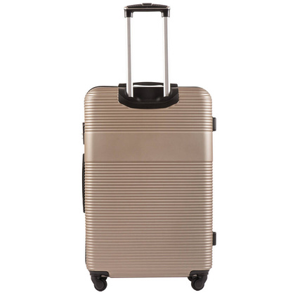 Duża walizka WINGS 5398 L Złota