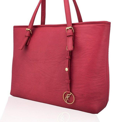 Torebka damska skórzana KEMER LUNA Czerwona - min. zamówienie 20 / 50 / 100 szt.