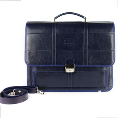 513 Teczka damska pasy-granat KEMER