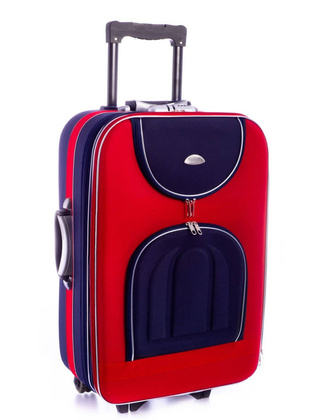 Mała kabinowa walizka PELLUCCI RGL 0328A S Granatowo czerwona
