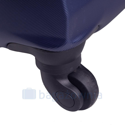 Średnia walizka WINGS AT01 M Granatowa